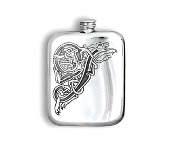 6oz Pictish Engraved Hip Flask with Free Engraving