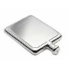 Silver Hip Flask. Handmade Engraved 4oz Sterling Silver Hip Flask in Quality Gift Box with Personalised Engraving. Jewellery Quarter, Birmingham, UK.