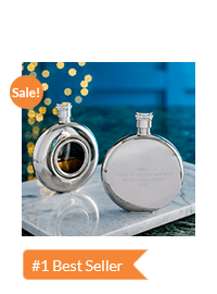 Round Window Hip Flask – Our Best Seller Is Now On Sale!